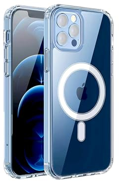 Supreme iPhone 11 Pro Clear Case Magnetic Cover Compatible with Magsafe Wireless Charging, Full Body Protection, Shockproof, Anti-Yellow and Ultra Slim Clear Case for iPhone 11 Pro 5.8-inch