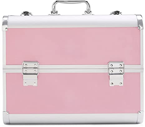 AOKLEY Medizin-Speicher-Box,Medizin Box Erste-Hilfe-Ausrüstung,dreischichtigen Großräumige Medizin-Schrank,Haushaltswaren Lagerung,mit Griff Erste Hilfe Kasten,Pink-360 * 250 * 300MM
