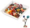 volumoon 150g Steine Edelsteine, Natürliche Bunte Edelsteine, Achat Steinchips,Natürlicher Mehrfarbiger Kristall Unregelmäßig Getrommelte Chips, Trommelsteine Edelstein Halbedelstein.