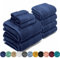 LEBENGOOD 10 Teilig Handtücher Set aus Baumwolle mit Aufhänger 2 Badetuch, 4 Handtücher und 4 Washclappen, 100% OEKO-TEX. Gästehandtücher, Badetuch, Badetücher, Duschtuch, Duschhandtuch, Badehandtuch,