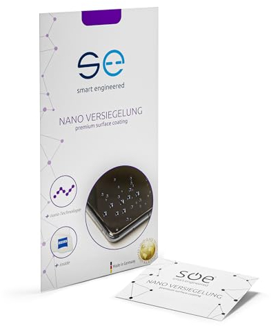 SE Nanoversiegelung: Ultimativer Schutz für Smartphone-Displays. Wasser- & kratzfest, verbesserte Sichtbarkeit. Einfache Anwendung, langlebige Formel, Ideal für alle Handy-Modelle