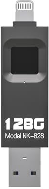 ZOIOT 128GB Encrypted USB Drive,Fingerprint Flash Drive,Secure Password Protected U Disk, USB Memory Stick, USB Thumb Drive,Encryption Storage for iPhone/iPad/iPadmini/Mac/PC
