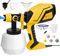 BLOSSED - 700 W HVLP airless spray per la casa con 5 ugelli in rame e 3 modelli di pistola a vernice facile da pulire per mobili, armadi, recinzioni, pareti, coperture,