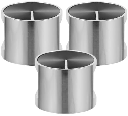 HOMSFOU 3pezzi Manopole Per Cucina Gas in Metallo Sostituzione Per Fornello Controllo Facile e Durevole Per Piano Cottura Gas