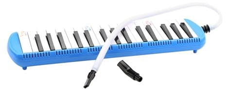 32 Elektronisches Klavier musikinstrumente musical instruments leds leuchtmittel e piano klavier photostickomni mouth harp Rhythmus einmaulschlüssel mundharmonikas Plastik Sky-blue BESTonZON