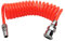 Housoutil 3m Flexibler Rückholschlauch PU Druckluftschlauch Für Kompressor Luftwerkzeuge 8mm*5mm Zufällige Farbe