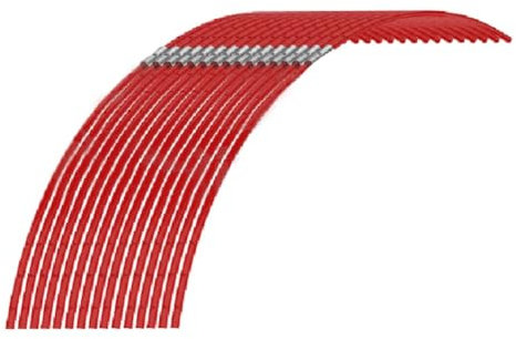 Lot de 10 bobines de fil de rechange pour débroussailleuse Bosch ART23/ART26/ART30, 2,4 mm de diamètre et 26 cm de long, compatible avec F016800181, pour ligne en nylon durable