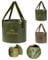 FairyPeach Cubo Multifuncional PortáTil Plegable para Agua 10L/20L,Cubo Plegable con Asa,Cuenca Plegable,para Acampar y Viajar,como Lavaplatos, Balde de Pesca,Lavandería, Fregadero (Verde, S)