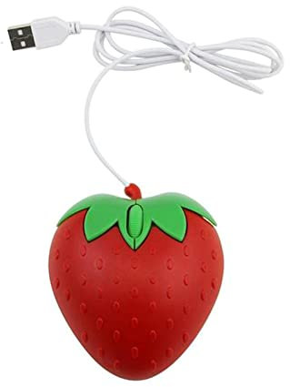 ULIJTH Mini souris optique USB en forme de fruit 3D pour ordinateur portable de bureau