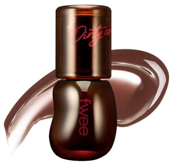 fwee 3D Voluming Gloss 30% (Sheer) | High Shine, Non-Sticky Lip Gloss for Makeup | Long-Lasting, Moisturizing Gel Formula – Dirty Cola 30% | 30% & 70% Pigment Options | Stocking Stuffers | 5.3g