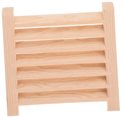 DOITOOL Pannello Ventilazione Sauna in Legno Persiana Aria per Sauna con Installazione Facile Ventilazione Ottimale e Riduzione Umidità Protezione Privacy Bilanciata per Locale Secco