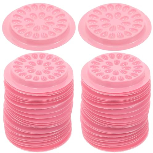 ASAKKURA 100pcs False Eyelashes Glue Stand Eyelash Pallet Tools and Grafting Supplies