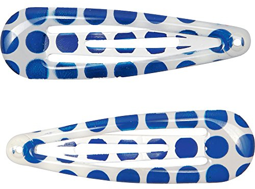 Spiegelburg 14883 Haarclip blau Streifen + Punkte beautiful Stars - 1 Stück