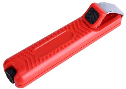 Mini Abisolierzange, Präzisions-Kabelschneider 28 mm präzise Mantelentfernung für PVC und Gummi Kabel
