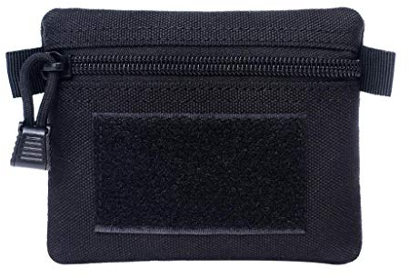Toygogo Taktische Geldbörse Schlüsseletui Molle Gadget Pouch Accessory Bag - Schwarz