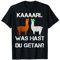 Lamas mit Hüten Karl was hast du getan ? lustiges Lama T-Shirt