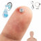 PingaOculto Spion Kopfhörer für Prüfung Mini Nano Unsichtbare Kopfhörer für Handy mit Mikrofon mit Haftstreifen - Unsichtbar Ohrhörer Kabellos Headset für Spicker In Ear (Spion Kopfhörer Nano)