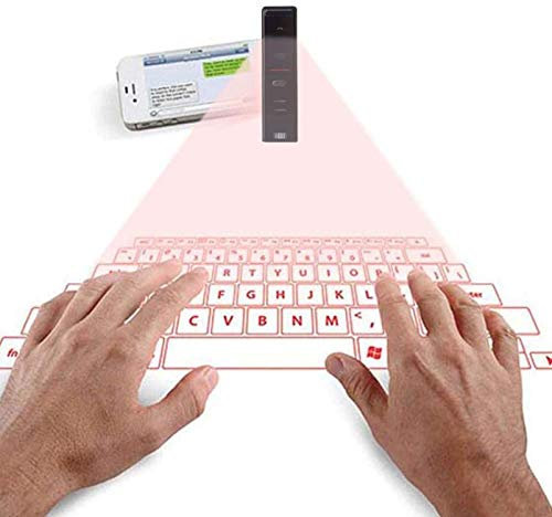 Dbtxwd Tastiera di proiezione virtuale Wireless, Tastiera di proiezione olografica Bluetooth Tastiera e Mouse di proiezione con riconoscimento multipunto protetto