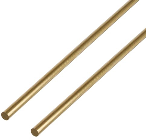 Alberts 497606 Rundstange | Messing | 1000 x 6 mm | 2er Set