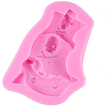 Moule en silicone en forme de bateau de pirate - Moule à gâteau en forme de bateau pirate - Moule à chocolat - 1 pièce