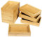 Schramm® 8 Stück Aufbewahrungsboxen aus Bambus 4 Verschiedene Größen Schubladen Organizer Ordnungsbox 8er Pack Ordnungssystem, Größe:23 x 15 x 5 cm