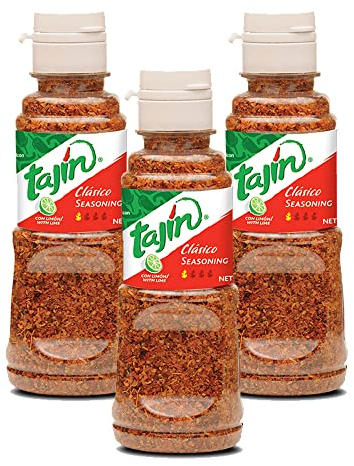 Lot de 3 assaisonnements au piment tajin et citron vert 142 g
