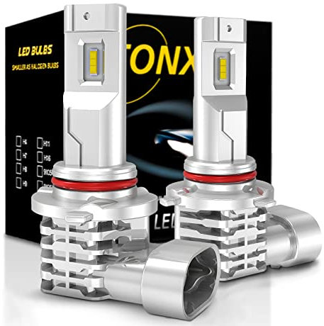 9012/HIR2 Ampoule LED, 6500K Blanc pour Voiture DRL/Brouillard 12V-24V Kit de Remplacement.