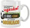 Mug foot - les vrais hommes regardent Monaco. Cadeau - Anniversaire - Noël - fête. Pour amis, famille/Tasse. Cadeau original. Prix mini. Céramique haute qualité 11oz - 320 ML (MONACO)