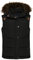 Superdry Damen VINTAGE EVEREST FAUX FUR GILET A7 – Weste, Black,