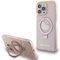 CG MOBILE Hello Kitty HKHMP15XHRSGEP Hülle für iPhone 15 Pro Max 6.7 Rosa hardcase Ring Stand Glitter Electrop Logo