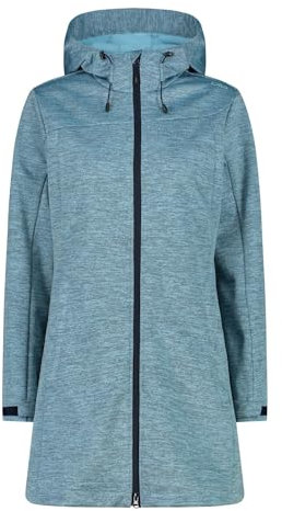 CMP Damen Hoodie Mantel, Anice Mel.-b. Blue, 46
