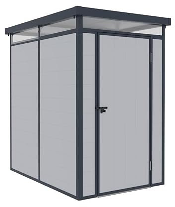 BillyOh York Pent Plastic Shed - 4x6 Grey