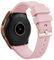 Cinturino Compatibile con Samsung Galaxy Watch 3 41mm/Galaxy Watch 4 40mm 44mm, 20mm Silicone Cinturino per Huawei GT 42mm/GT2 42mm/GT2e 42mm (Rosa)