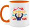Tasse Tassen 325ml - Feuerwehrmann - Teamwork hält hier alles am laufen - Feuerwehr Sam & Fahrzeuge Gast Geschenk - 325 ml - Orange - der feuermann feuerwerhman feierwehrman feuwehrmann feuwehrman
