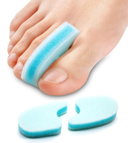 Sumiwish Schaumstoff Zehenspreizer - 20 Pcs Toe Separator - Atmungsaktiv, reduziert Reibung und lindert Hühneraugenschmerzen, überlappende Zehenkorrektur, Zehentrenner Für Hammerzehen, Hühneraugen