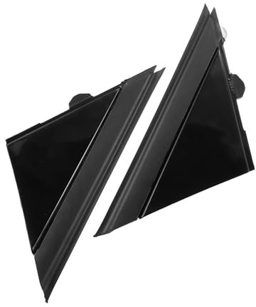 Partuto Gloss Black Door Mirror Flag Cover for Fiat 500 1SH17KX7AA 1SH16KXAA Replacement