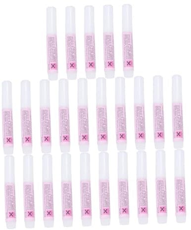 WOONEKY 2sets Nail Art Nail Tip Glue Strong Adhesive Press Manicure Tool 25pcs*2