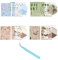 Jeeeun 4 Sets DIY 3D House Stickers, DIY 3D Sticker Scene, 3D Miniature Scene Stickers, Sticker Scenes for Adults, Make Your Own Cafe/Supermarket/Restaurant/Bookstore (B)