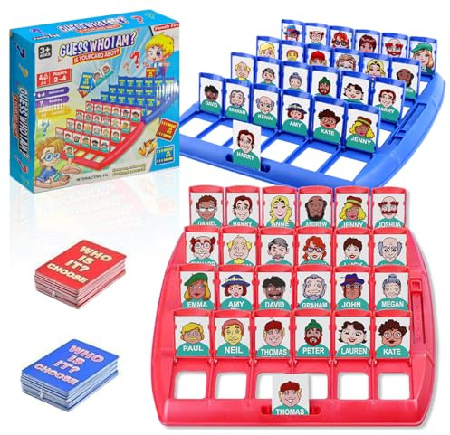 Wer Ist Es Spiel, Original Guess What Brettspiel,Funny Games,Family Erraten Spiele,Wer Bin Ich Classic Guess Game