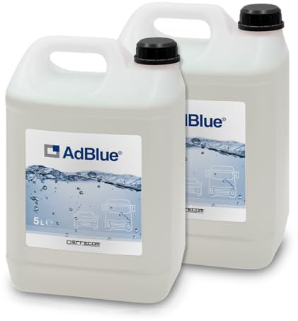 ERRECOM AdBlue® inkl. Ausgießer, Harnstoffbasiertes Dieselmotor-Additiv zur Verringerung der NOx-Emissionen, gemäß ISO 22241-1, 10 L (2 x 5 L)