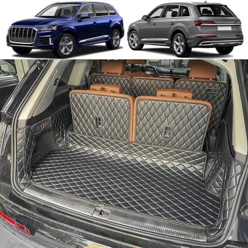 7DEEKEI Kofferraumwanne kompatibel mit Audi Q7 4M 7-sitzer 2015-2025