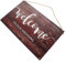 Cabilock Cartello Matrimonio con Welcome To Our Wedding Decorazione per Cerimonie e Ricevimenti Accessorio Fotografico Unico per Sposi