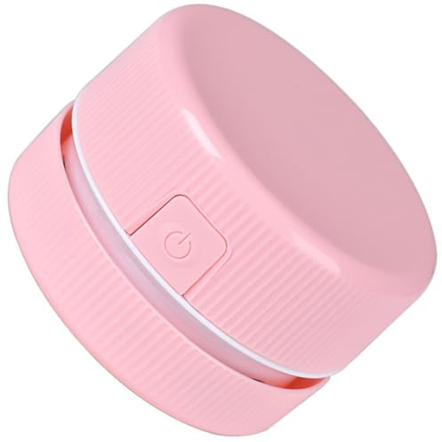 Veemoon Aspirateur de Table Portable, Nettoyant de Bureau Ménager, Rose, Plastique et Nylon, sans Batterie, Silencieux, pour Bureau, Maison et Voiture