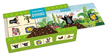 Trötsch Der kleine Maulwurf Domino Holz, Dominospiel Pauli, Mauli