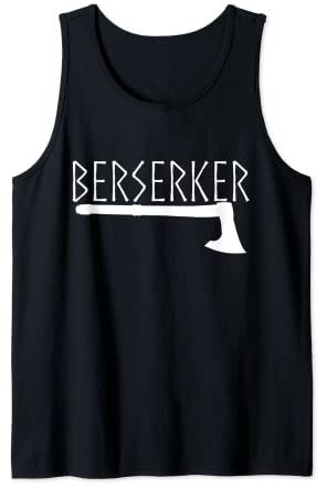 Ascia del patrimonio vichingo norreno Berserker Canotta