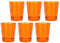 THUN - Amazon Limited Edition 2022 Lot de 6 verres en verre coloré Orange