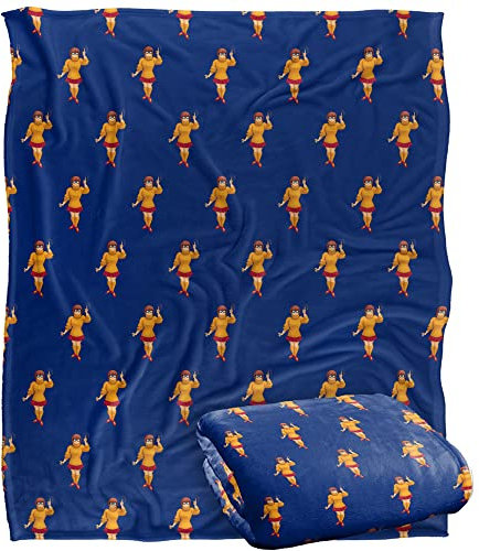 SCOOBY DOO! Superweiche Kuscheldecke von Silky Touch, 152 x 127 cm