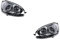 Johns, Scheinwerfer Satz H7/H7 links & rechts chrom kompatibel zu VW Golf 5 V ab 10/03-