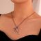 Wendalern Punk Silber Schlange Halskette Coole Schlange Tier Anhänger Halskette Klassische Italienische Box Link Kette Halskette Übertrieben Gewundene Schlange Choker Halskette Schmuck Für Frauen