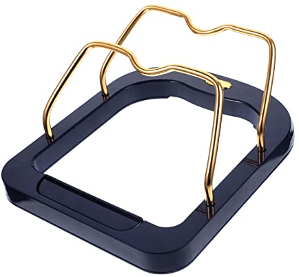 Dekorativer Topfdeckelhalter aus Abs und Metall für Küche und Haushalt